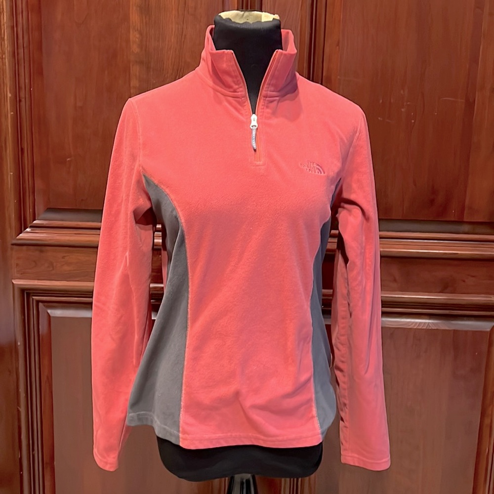 The North Face 3/4 zip fleece pullover